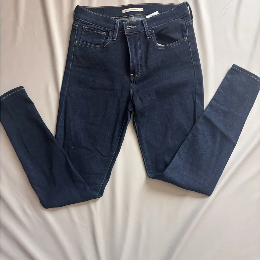 LEVIES 720 High Rise Super Skinny Size 27 - Picture 4 of 7